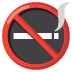 No Smoking emoji on Google