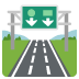 Emoji Autopista en Google