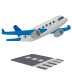 Airplane Departure emoji on Google