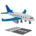 Airplane Arrival emoji on Google