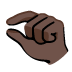 Emoji Tangan mencubit: ton kulit gelap pada Google