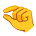 Pinching Hand emoji on Google