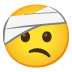 Face with Head-Bandage emoji on Google