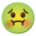 Emoji Faccina nauseata su Google
