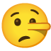 Emoji Mặt nói dối trên Google