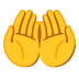 อีโมจิ แบสองมือ บน Google