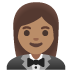 Emoji Donna in smoking: carnagione olivastra su Google