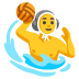 Wasserballspieler-Emoji auf Google