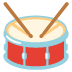 Drum emoji on Google