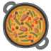Pfannengericht-Emoji auf Google