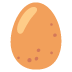 Egg emoji on Google
