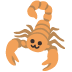 Emoji Escorpião no Google