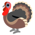 Emoji Pavo en Google