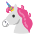 Emoji Unicorno su Google