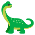 Sauropod emoji on Google