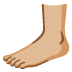 Emoji Hujung kaki: ton kulit sederhana cerah pada Google