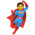 Google üzerinde Süper kahraman emojisi
