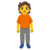 Person Standing emoji on Google