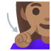 Emoji Perempuan pekak: ton kulit sederhana pada Google