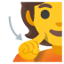 Emoji Persona con problemi di udito su Google