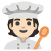 อีโมจิ กุ๊ก: โทนผิวสีขาว บน Google