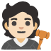 Emoji Hakim: ton kulit cerah pada Google
