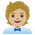 Office Worker: Medium-Light Skin Tone emoji on Google