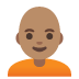 Emoji Persona: carnagione olivastra e calvo su Google