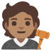 Judge: Medium Skin Tone emoji on Google