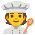 Emoji Cuisinier (tous genres) sur Google
