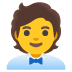 Emoji Pekerja pejabat pada Google