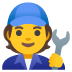 Mechanic emoji on Google