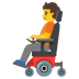 Emoji Persona su sedia a rotelle motorizzata su Google