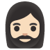 Emoji Wanita: ton kulit cerah dan janggut pada Google