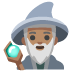 Man Mage: Medium Skin Tone emoji on Google