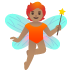 Fairy: Medium Skin Tone emoji on Google