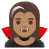 Emoji Ma cà rồng nữ: màu da trung bình trên Google