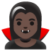 Emoji Puntianak wanita: ton kulit gelap pada Google