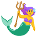 Meerjungfrau-Emoji auf Google