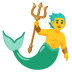 Emoji Duyung jantan pada Google