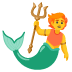 Merperson emoji on Google