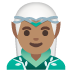 Man Elf: Medium Skin Tone emoji on Google