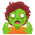 Emoji Zombie sur Google