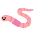 Worm emoji on Google