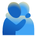 Sich umarmende Personen-Emoji auf Google