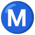 Emoji Huruf M dibulatkan pada Google