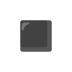 Black Small Square emoji on Google