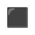 Black Medium-Small Square emoji on Google