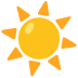 Emoji Sol en Google