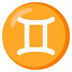 Zwillinge (Sternzeichen)-Emoji auf Google
